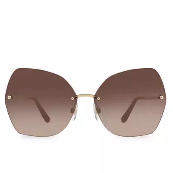 Dolce&Gabbana Rimless 64MM Butterfly Sunglasses - Picture 1 of 11